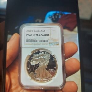 2000. P. Eagle. S $1. Pf. 65